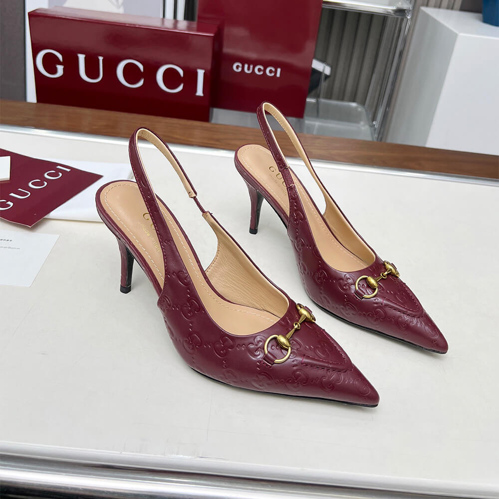Gucci Women s slingback pump with Horsebit
