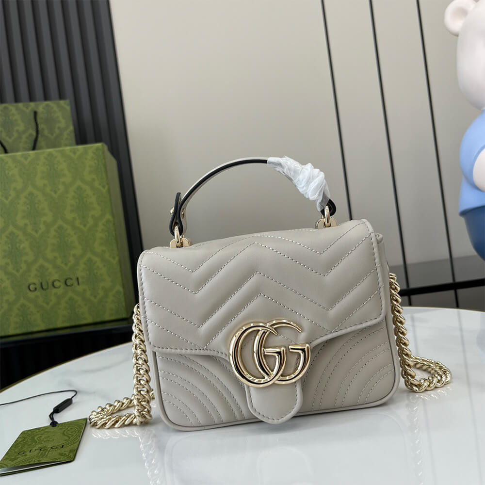 GG Marmont mini top handle bag